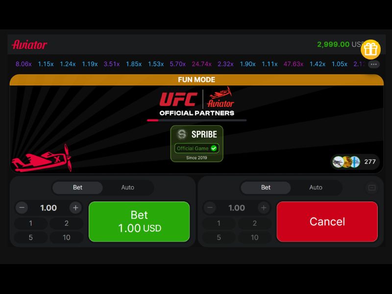 Aviator to play for money at Casino Days