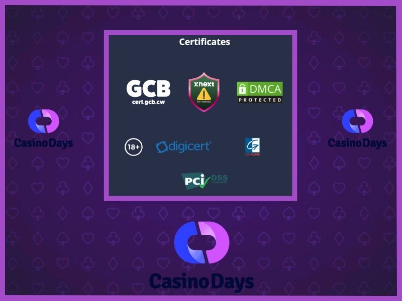 CasinoDays licence